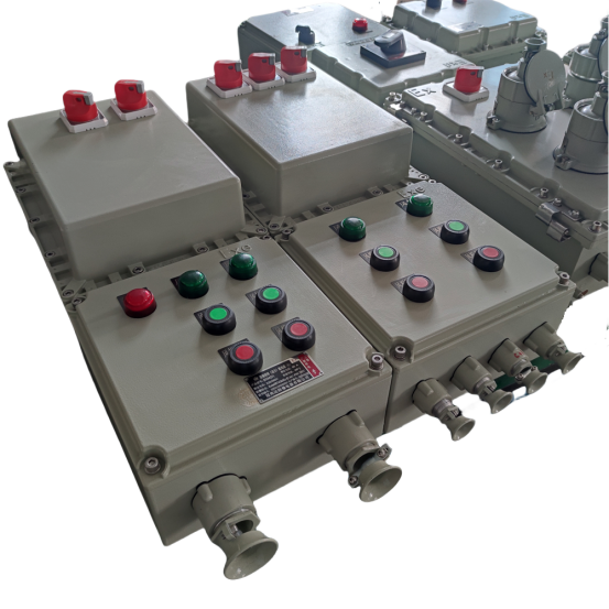IP66 Explosionproof Flameproof Control Panels WF2 With Custom Cable Entry ATEX Certified