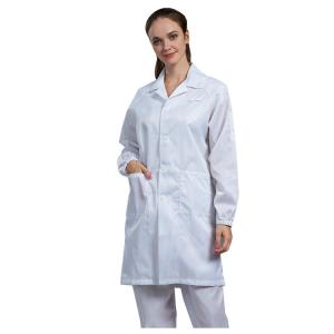 ESD Anti Static Cloth Waterproof Garment Zippers Dustproof For Cleanroom