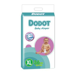 Printed Fluff Pulp SAP Disposable Baby Diapers Adjustable Breathable