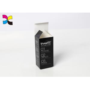 Cheap C1S Glossy Custom Packaging Boxes Art Paper Black Surface With Custom Logo for sale