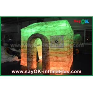 Inflatable Tent Customized Full Printing Inflatable Photo Booth , Portable