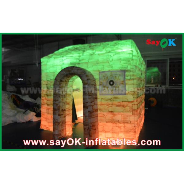 Inflatable Tent Customized Full Printing Inflatable Photo Booth , Portable Inflatable Cube House