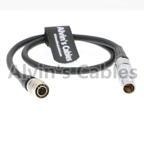 4 Pin Hirose Male Follow Focus Cable To 1B 2 Pin Male For Chrosziel Wireless