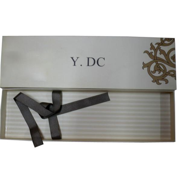 1000gsm cardboard Personalized Keepsake Boxes for men's Tie , matt coat, drawer