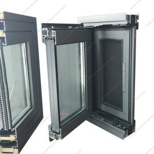 Cheap Typhoon Resistant Sound Insulation Balcony Push Pull Windows Aluminum System Window for sale