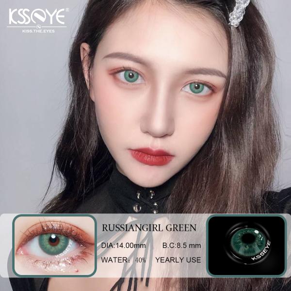 Russian Girl Natural Color Contact Lenses With Contact Case