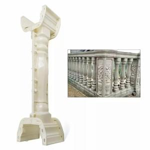Custom Made Plastic Decorative Concrete Baluster Mold Concrete Fence Post Molds