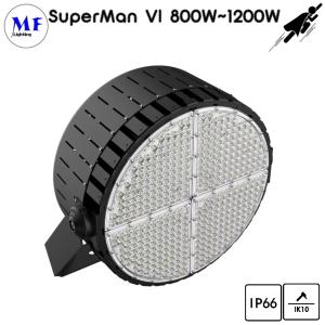 China 800W IP66 Stadium LED Flood Light Dustproof Waterproof High Protection IK10 20Deg 160LM/W 2700K-6000K For Tennis Course on sale