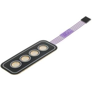 Lightweight Flexible Membrane Switch Keypad Thin Film With 3M467 / 3M468