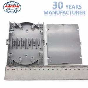 Cheap Protective Plastic Fiber Optic Splice Tray 12 Core Capacity For Distribution Box for sale