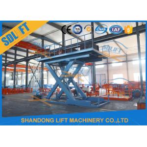 Portable Scissor Car Lift Hydraulic Scissor Car Platform Lift Stationary Scissor