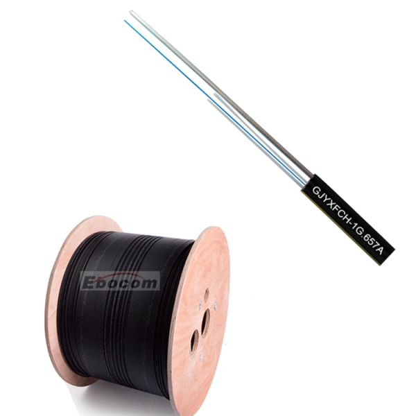 Outdoor GJYXFCH 1 2 4 Core G652D G657A1 G657A2 LSZH PVC Drop Cable For