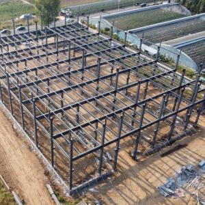 Custom Prefab Steel Warehouse with H-Section Beams CE Certified