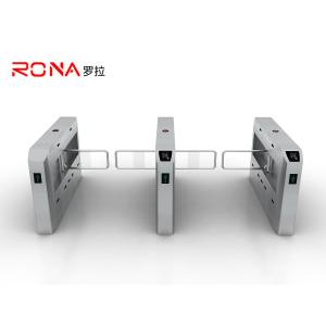 Security Half Height Turnstile Anti Fingerprint Swing Turnstile Gate DC