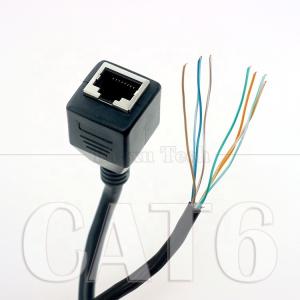 High Quality Network Ethernet Cta6 26AWG RJ45 8p8c Female Socket to Open Tinned