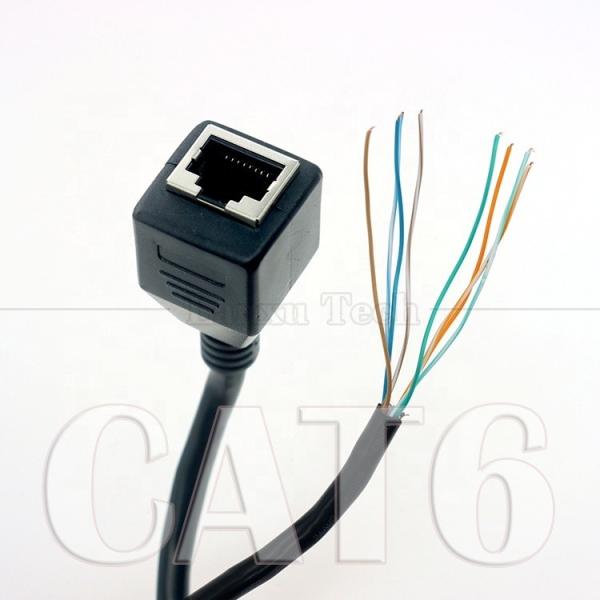 High Quality Network Ethernet Cta6 26AWG RJ45 8p8c Female Socket to Open Tinned