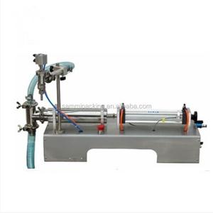 100-1000ml Horizontal Self-suction Filling Machine, Table Top Manual Piston