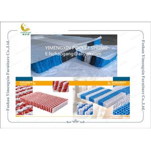 High Elasticity Mattress Individually Pocketed Coils / Caron Steel Inner Coil