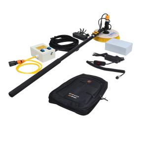 Artificial Control 5.5 M Handle Single Head Rotating Brush for Quick Solar Panel Cleaning