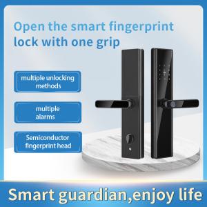 Intelligent Tuya Bluetooth Bedroom Door Lock Fingerprint Smart Door Lock