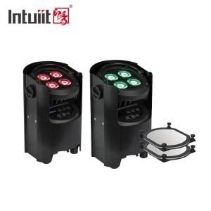 China 4x12W 4-in-1 RGBW Dj Wedding Battery Powered LED Uplight WIFI Wireless Dmx Disco Stage Par Lights on sale