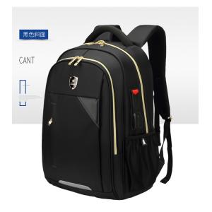 Travel Unisex Multi Zipper Backpack , Custom Logo Book Bag With Zip