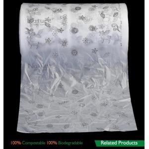 China Film Biodegradable Compost Bags , Biodegradable Packaging Bags For Baby Breathable Back Sheet on sale