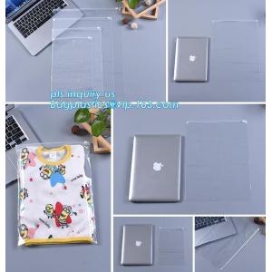 water resisting plastic garment packaging slider zipper pouch, slider bag zipper