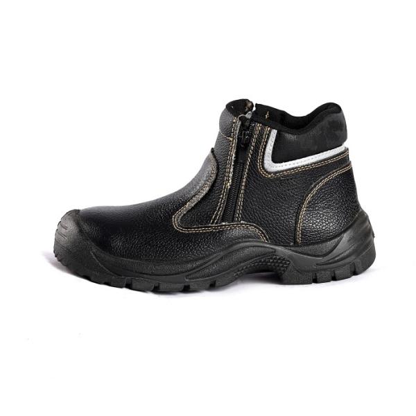 Quality ODM Steel Plate LOGO Boots with Heat Resistant Function Breathable Mesh Lining Safety Shoes wholesale