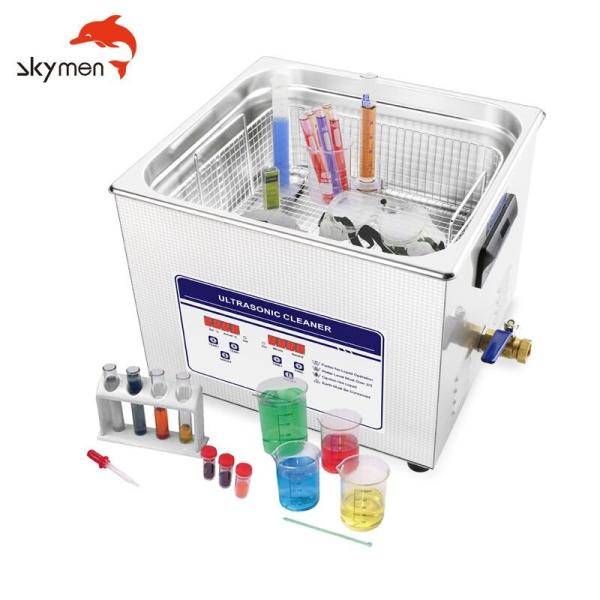 Quality SS 10.8L Skymen Benchtop Ultrasonic Cleaner For Hardware wholesale