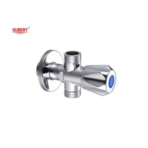 Cheap Triangle Brass T Valve G1/2&quot; Thread Brass Body Brass Handle OEM For Toilet for sale