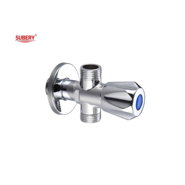 Quality Triangle Brass T Valve G1/2" Thread Brass Body Brass Handle OEM For Toilet wholesale