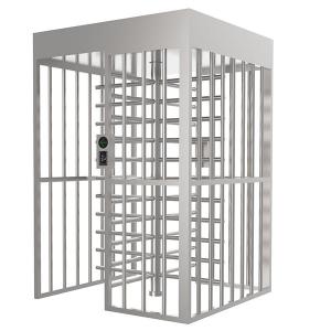 Intelligent Flexible Full Height Turnstile AC 100V metal revolving gate