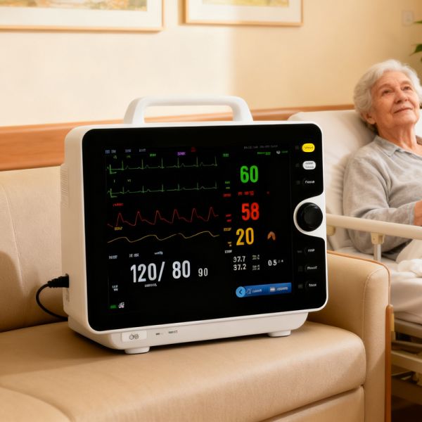 Quality 12.1-Inch Multi-Parameter Patient Monitor With Dual Temperature & ST Analysis wholesale