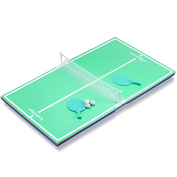 OEM Logo 2024 Water Play Game Set Float EVA Pingpong Tables Tennis for Outdoor Pool Fun