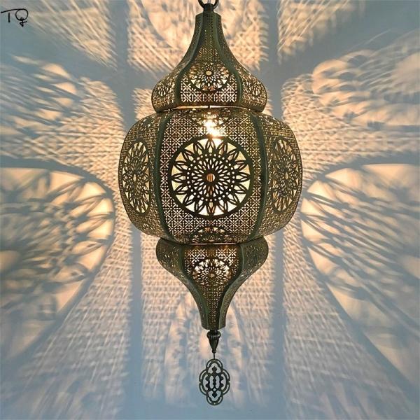 Moroccan Lamp Vintage Retro Pendant Lights Industrial LED Indoor dinning table