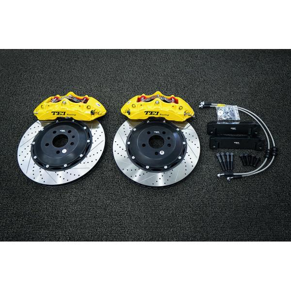 Quality TEI Racing BBK P60NS 6 Piston Forged two-pieces Caliper Brake Kit For Audi A6 19 Inch Wheel Front wholesale