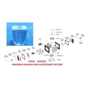 Durable Carbon Steel Body Material Air Vent For Ship Applications Model Bxo Type
