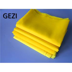 150t Yellow Silk Screen Fabric Mesh , T - Shirt Printing Polyester Monofilament