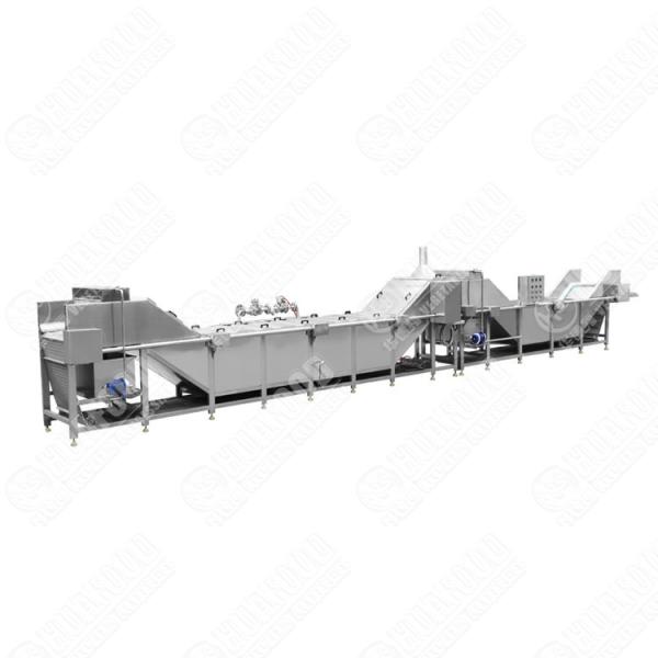 Quality Automatic Seafood Blanching Machine Shrimp Prawns And Crayfish Cooking Machine Large Capacity Conveyor Blanching Machine wholesale