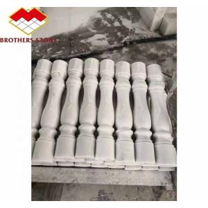 Polished Surface Finished Handrail Column for Home Decorations in Guangxi White