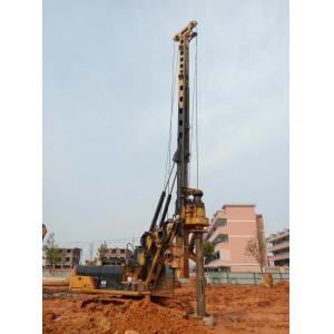 Yellow Rotary Piling Rig Foundation Construction 72 M / Min Main Winch Line