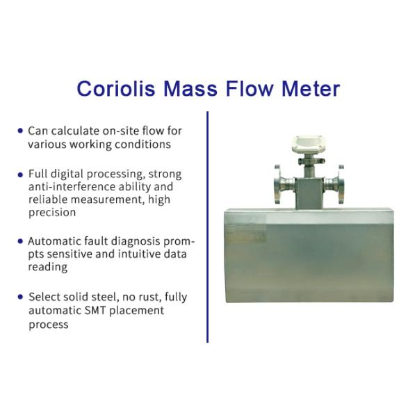 High Reliability Coriolis Mass Flow Meter For Measuring Liquid Gas