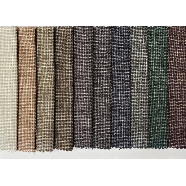 One Side Linen Polyester Fabric OEKO TEX Natural Linen Pillow Covers