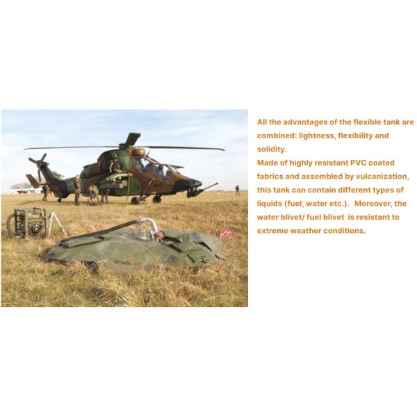Portable Flexible Water Tank Collapsible PVC Helicopter Water Tank