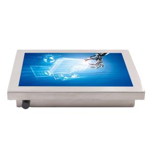 1.5mm SS Waterproof Panel PC , 1000nits Fanless Industrial Computer