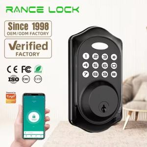 Automatic Smart Exterior Door Lock 78.8*145.6*14.6mm Digital Lock For Wooden