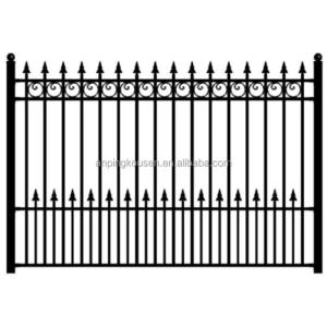Enhance Villa Security with Steel Picket Fence and Wrought Iron Railing Solution