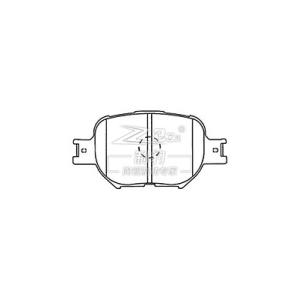 China Toyota Corolla EX Ceramic Brake Pad D817 04465-20540 Akebono Front Brake Pads on sale