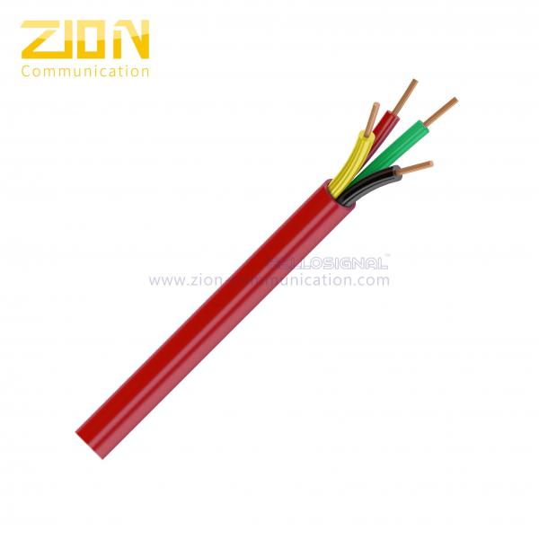 Quality 16AWG 4 Core Fire Alarm Cable Solid Bare Copper Conductor with Non-Penum PVC wholesale